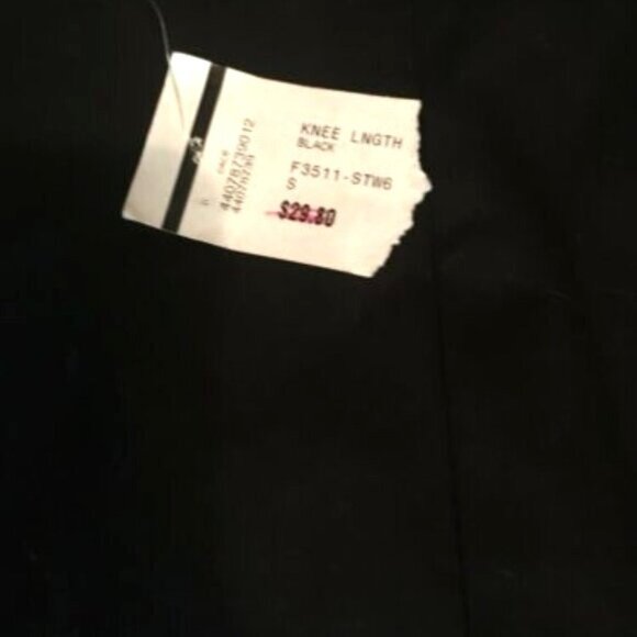 XXI Womens Dress Strapless Black Net Hem Back Zip Size S NWT - Picture 6 of 9